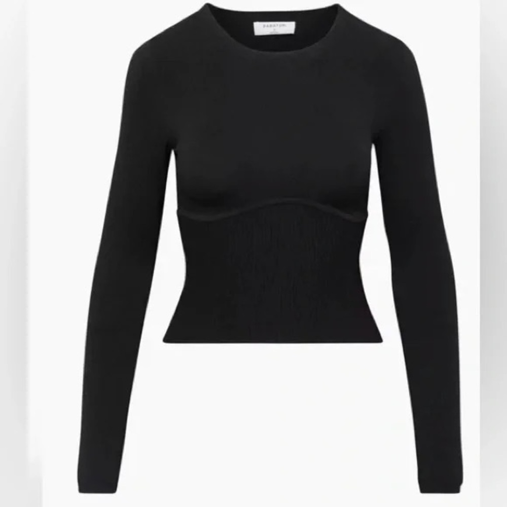 NWT Babaton Sculpt Knit Empire Longsleeve